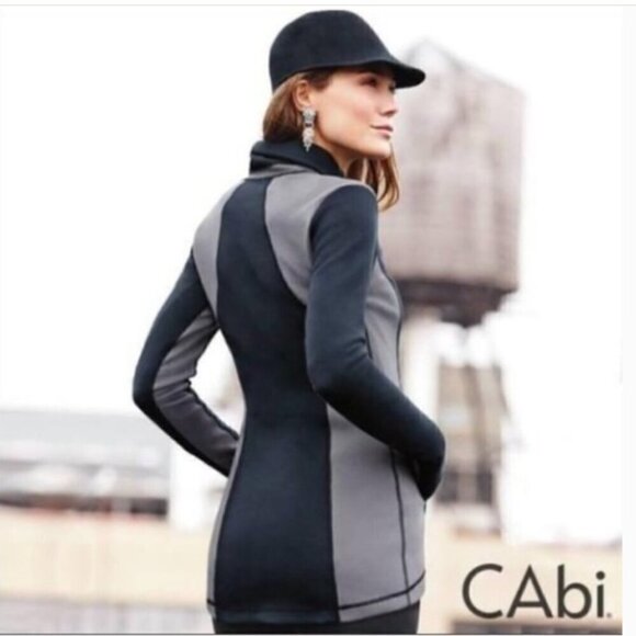 CAbi 989 Dash Asymmetrical Zip‎ Up Jacket Size Medium - Picture 1 of 11